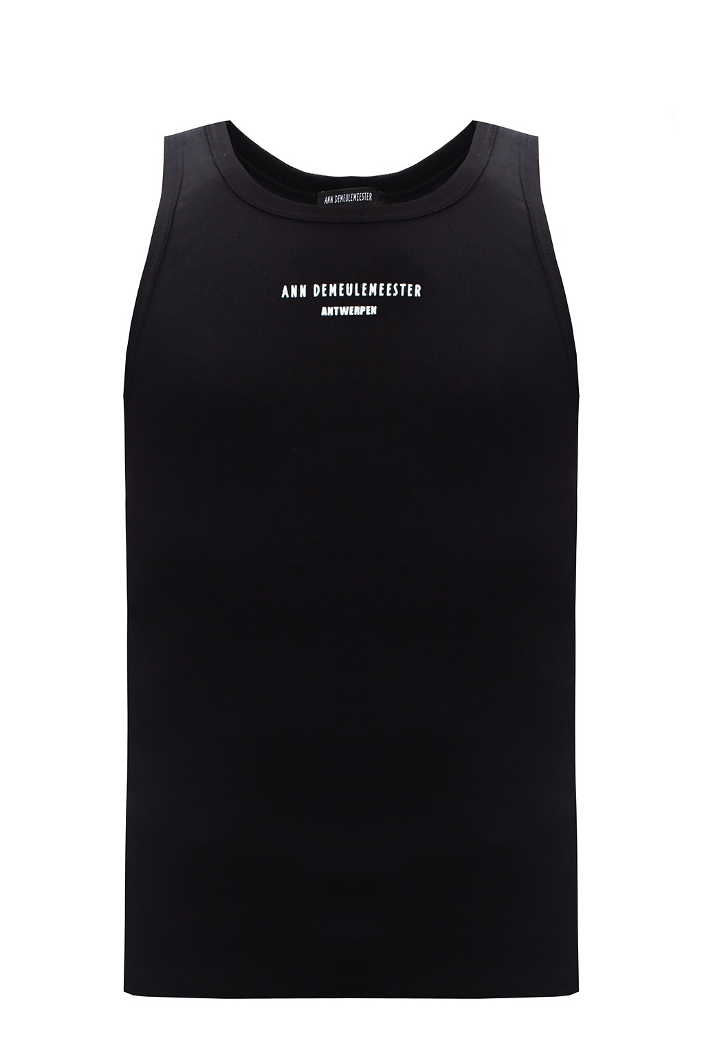 Black Logo tank top Ann Demeulemeester - Vitkac Canada